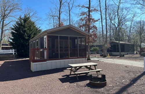 Lower Township Cottage | 2-bedroom Cottage in Cape May Premier Family Campground- Minutes from Wildwood!
