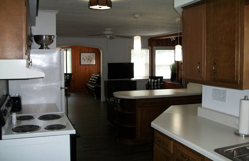Delavan House | 2-bedroom lake house with WiFi, AC in fantastic Delavan Wi