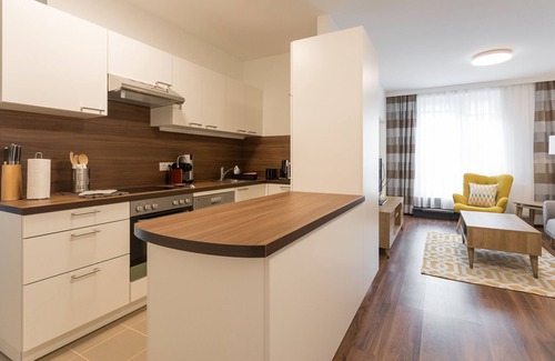 Erdberg Apartment | 2 Bedroom Modern Quiet Suite with Spacious Terrace/close to Metro line #8of10