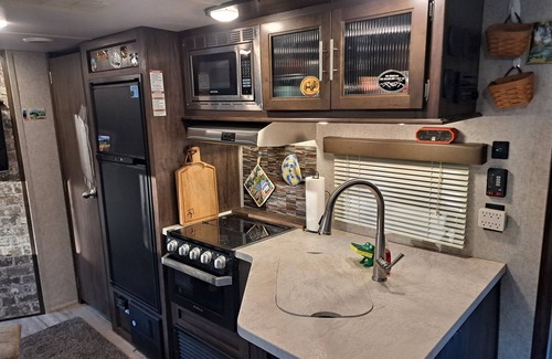 Cullowhee House | 2-bedroom RV with your own private waterfalls