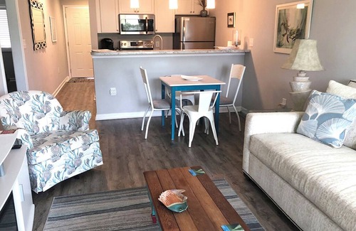 Little River Condo | 2 BR 2 Bath 1st floor condo with a water view, 10 min from beach