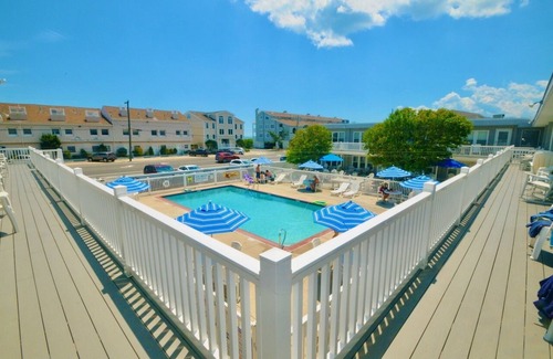 Brigantine Condo | 2 BR 2 Bath Condo W/Pool Across from Beautiful Beach!