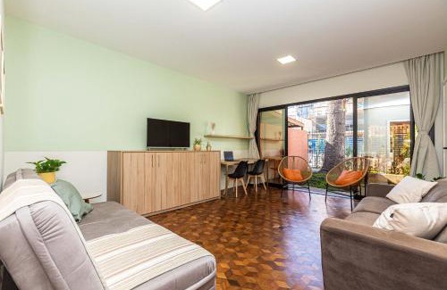 Cristo Rei House | 2 Casas Boho Chic integradas lado Botânico 4 vagas