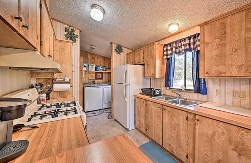 Happy Jack Cabin | 2 Decks, Grill & Wooded Views: Happy Jack Cabin