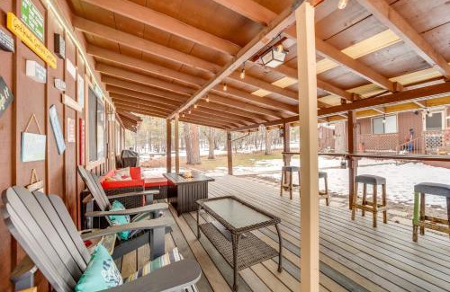 Happy Jack House | 2 Fire Pits and Covered Deck Cabin in Happy Jack!