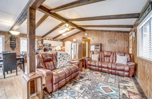 Happy Jack Cabin | 2 Fire Pits & Covered Deck: Cabin in Happy Jack!