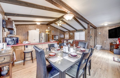 Happy Jack Cabin | 2 Fire Pits & Covered Deck: Cabin in Happy Jack!