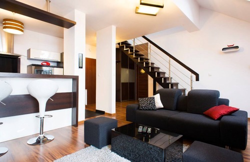 Wola Duchacka Apartment | 2 floors apartment with sauna and jacuzzi