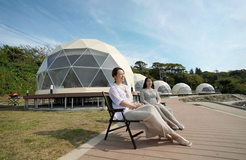 Ama RV Rental | 2 Geodome Breakfast included plan For 2 adult/Oki County Shimane
