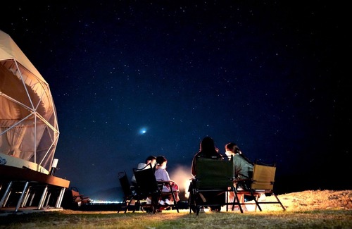 Ama RV Rental | 2 Geodome DinnerBreakfast included plan For /Oki County Shimane