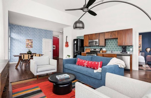 Hillsboro Village Apartment | 2 King bed and patio near Music Row