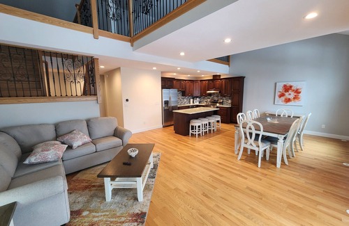Ludington Condo | #2 Lake Front Condo - Hamlin Lake, Ludington MI - 10 Guests