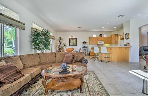 Indio House | 2 Mi to Coachella Indio Home with Fire Pit!
