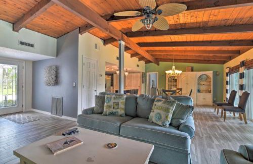 Homosassa House | 2 Mi to Homosassa Springs Riverfront Home with Dock