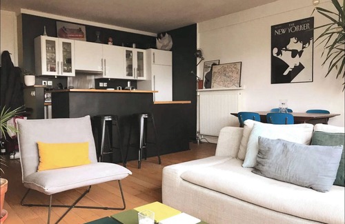 Quinze-Vingts Apartment | 2 Pièces 45m² Lumineux Avec Ascenseur, Tout Équipé Bastille/nation