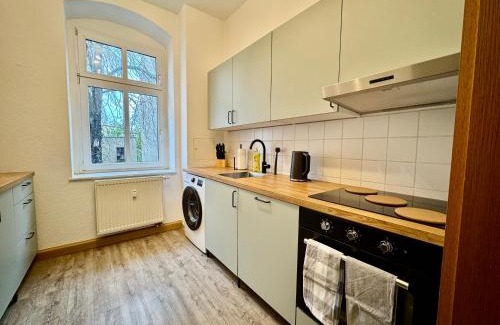 Zeitz Apartment | #2 RebelRents - 4P - Apartment Smart-TV - WLAN - voll ausgestattete Küche
