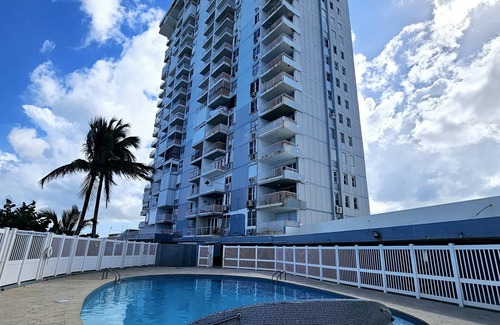 La Pared Apartment | 2-romm apartment , WiFi, A/C Luquillo,Puerto Rico access to the beach and pool