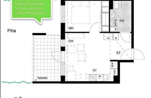 Vantaa Apartment | 2-room apartment 7 min by train from airport