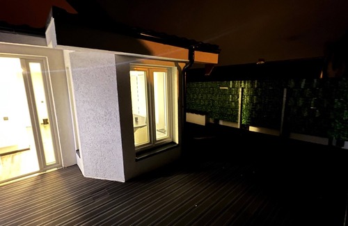 Ilietesheim House | 2-room dream apartment, fully furnished, near Frankfurt with private roof terrace