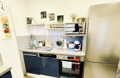 Rheinstetten Apartment | 2 room gallery, granny flat, close to the trade fair, wheelchair accessible