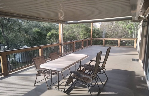 Fernandina Beach Apartment | 2 Room suite & huge deck with sunset views.nJust 7 Minutes walk to Seaside Parkn