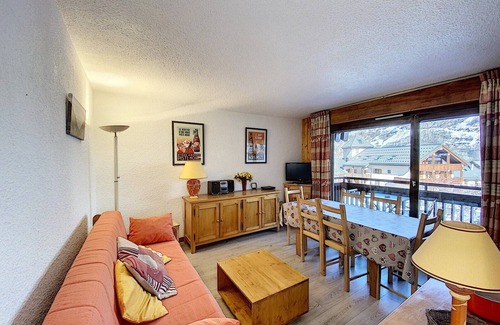 Valloire Apartment | 2 rooms - 5 beds - Resort center -Parking - Wifi