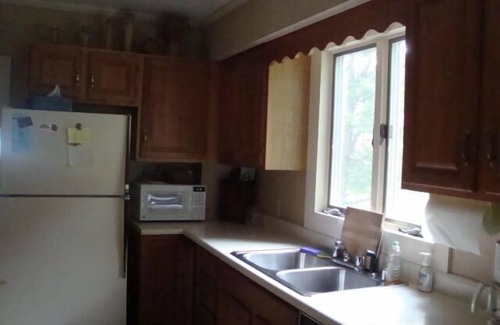 Onekama House | 2 story home across from beautiful Portage Lake.