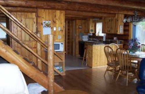 Condon House | 2 Story Log Home, on a Swan River near Mission Mountain Wilderness Views