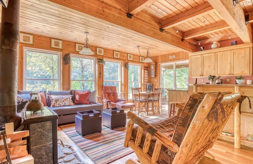 Washougal House | 2-story riverfront cabin with private beach, river views, grill, firepit and W/D