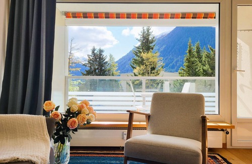 Meierhof Apartment | 2-zimmer-wohnung mit Bergblick Balkon 5 min zum Skilift