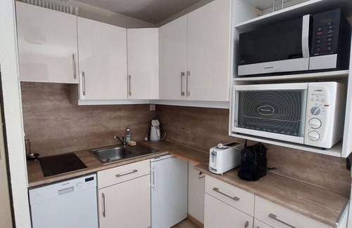 Mont-de-Lans Apartment | 200m from shops, 3rd floor, balcony, tv, ski locker, 29m², Les 2 Alpes