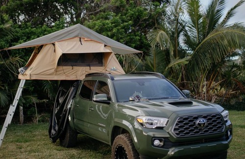 Kahului House | 2021 Toyota Tacoma with a Rooftop Tent and all the camping gear!