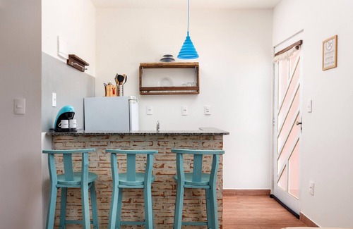 Rio Vermelho Sul Apartment | ❤203 | Super Rustic Studio