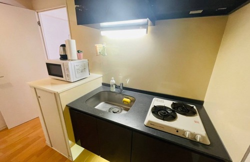Sumiyoshi Apartment | 206 Double room 9 minutes walk from Nakasu Fre/Fukuoka Fukuoka