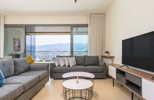 Dekwaneh Apartment | 2106 · Pastel 3-Bedroom Apartment W/24-7 Power