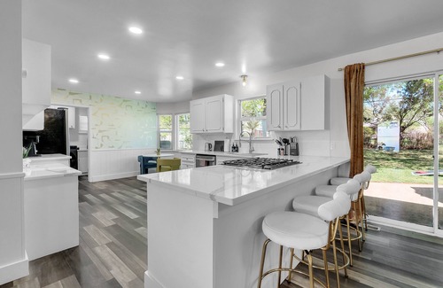 Tulsa House | 2300 sqft. Cozy Getaway w/King Bed, Office & Fenced Backyard