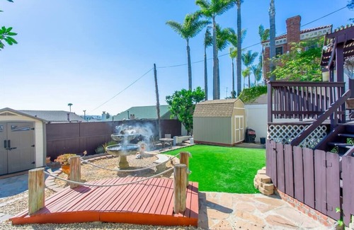 Bankers Hill House | 2330/B Comfy 2 bed dual master with Backyard!