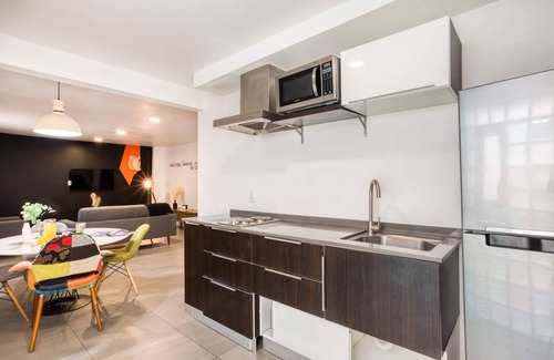 Centro Apartment | 2BR Apt: Best Location in TJ: Gym+Lounge+Rooftop w/Fire Pit