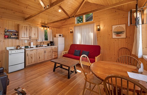 West Beach Cabin | 2BR Beachfront Cabin on west-facing beach with sunsets!
