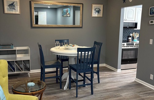 Fernandina Beach Condo | 2BR Condo 2 Blocks to Beach 1 mi to Fort Clinch 2 mi Downtown Pet Friendly POOL