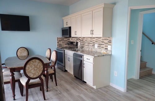 Broadkill Beach Condo | 2BR condo, 2nd floor.nFREE kayaks and bikes. Hot Tub and Sauna - extra fee.