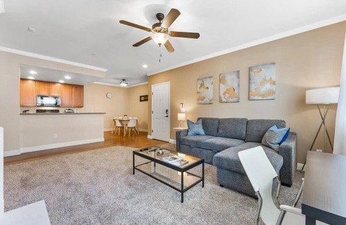 Reno/Tahoe Airport Apartment | 2BR Getaway Pool, Gym, Basketball Court & Theater