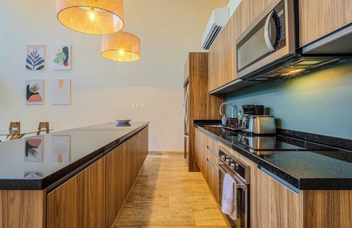 Playacar Apartment | 2BR GROUND floor: Pool, Hot tub, Big Gym, Beach Access LUX AWA Playacar