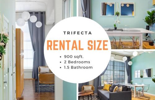 Downtown Apartment | 2BR Hip Downtown Apt + Apple TV + Wifi + Gym