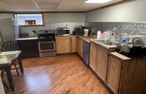 Wellsboro Cabin | 2BR Suite w/Shared Game Room Near Trails + Town