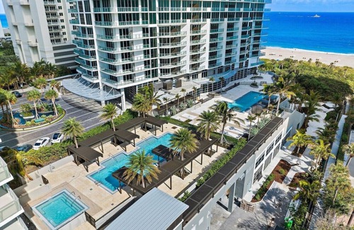 Singer Island Apartment | 2BR Tranquil Luxury by the Sea. Chic apt at Amrit