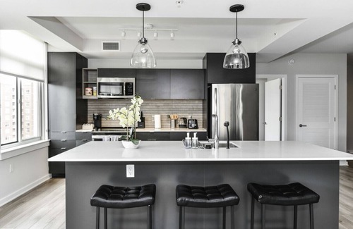 Crystal City Apartment | 2BR Urban Retreat | Gym, Prkng & Scenic Rooftop