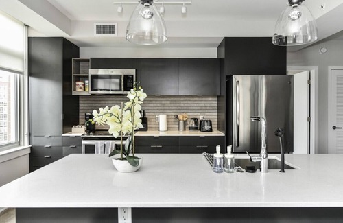 Crystal City Apartment | 2BR Urban Retreat | Gym, Prkng & Scenic Rooftop