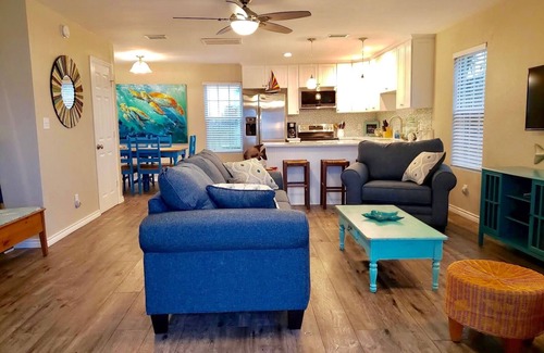 Crystal Beach House | 2nd Row Beach House with Beautiful Ocean View and Easy Beach Access