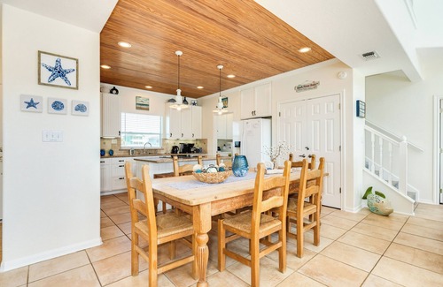 Indian Beach House | 2nd Row Gulf Views, 3 Decks, Beach Equipment/Toys, Steps from the Beach!